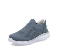 Rieker Slip-On Sneaker Ready2GO Damen Textil/Lederimitat jeansblau Gr. 41 MemoSoft