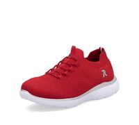 Rieker Damen Low-Top Sneaker M5074, Frauen Halbschuhe,Freizeitschuhe,Turnschuhe,Laufschuhe,straßenschuhe,Strassenschuhe,rot (33),37 EU / 4 UK