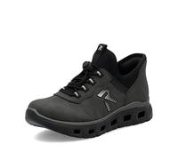 Rieker Slip-On Sneaker Ready2GO Damen Gr. 41 Grau Lederimitat/Textil Schnellverschluss