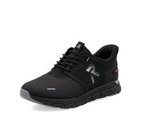 Rieker Damen Low-Top Sneaker M9051, Frauen Halbschuhe, lose Einlage, wasserabweisend, riekerTEX,Freizeitschuhe,Laufschuhe,schwarz (00),44 EU / 9.5 UK