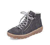 Rieker Damen Low-Top Sneaker N1020, Frauen Halbschuhe,lose Einlage,Strassenschuhe,Sportschuhe,Freizeitschuhe,Turnschuhe,grau (45),42 EU / 8 UK