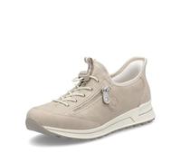 Rieker Damen Low-Top Sneaker N1455, Frauen Halbschuhe, lose Einlage,straßenschuhe,Strassenschuhe,Sportschuhe,Freizeitschuhe,beige (62),39 EU / 6 UK