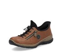 Rieker Slip-On Sneaker Ready2GO Damen Gr. 41 Braun Lederimitat/Textil MemoSoft