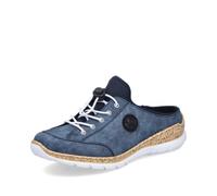 Rieker Damen Low-Top Sneaker N4210, Frauen Halbschuhe,Strassenschuhe,Sportschuhe,Freizeitschuhe,Turnschuhe,Laufschuhe,blau (14),41 EU / 7.5 UK