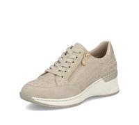 Rieker Damen Sneaker N4316 Low-Top lose Einlage Beige Größe 40