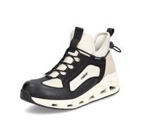 Rieker Damen Low-Top Sneaker N5254, Frauen Halbschuhe, lose Einlage,Sportschuhe,Freizeitschuhe,Turnschuhe,Laufschuhe,schwarz Kombi (60),39 EU / 6 UK