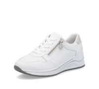 Rieker Damen Low-Top Sneaker N9501, Frauen Halbschuhe, lose Einlage,straßenschuhe,Strassenschuhe,Sportschuhe,Freizeitschuhe,Weiss (80),40 EU / 6.5 UK