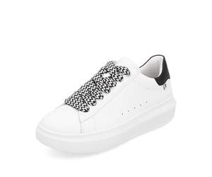 Rieker Damen Low-Top Sneaker W1201, Frauen Halbschuhe, lose Einlage