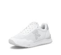 Rieker Sneaker RIEKER SPORT W2404 Damen Weiß/Silber Lederimitat/Textil Gr. 42