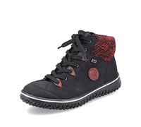 Rieker Damen Low-Top Sneaker Z4219, Frauen Halbschuhe, wasserabweisend, riekerTEX,Turnschuhe,Laufschuhe,schnürer,schwarz Kombi (00),42 EU / 8 UK