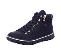 Rieker Damen Low-Top Sneaker Z4263, Frauen Halbschuhe, wasserabweisend, riekerTEX,Laufschuhe,schnürschuhe,schnürer,schwarz (00),41 EU / 7.5 UK