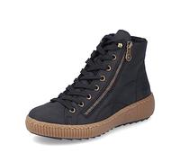 Rieker Damen Low-Top Sneaker Z6610, Frauen Halbschuhe, lose Einlage,schnürschuhe,schnürer,straßenschuhe,Strassenschuhe,schwarz (00),36 EU / 3.5 UK