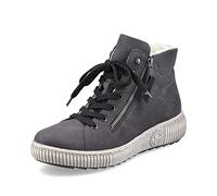 Rieker Damen Low-Top Sneaker Z6611, Frauen Halbschuhe, lose Einlage,schnürschuhe,schnürer,straßenschuhe,Strassenschuhe,grau (45),42 EU / 8 UK