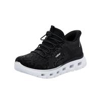Rieker Sneaker Slipper (Kunstleder) M6066-01 schwarz Damen, Größe Euro (US) 42 (10)