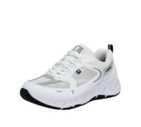 Plateausneaker RIEKER, Herren, Gr. 38, weiß, hellgrau, Lederimitat, Textil, Schuhe Plateausneaker, Schnürschuh, Freizeitsneaker, Halbschuh mit MemoSoft-Innensohle (57931731-38) weiß, hellgrau