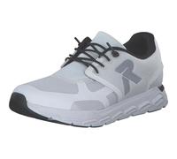 Rieker Sneaker Low Preston M9000 – Slip-On, Lederimitat/Textil, Weiß, Damen Größe 43