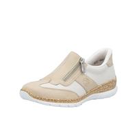 Rieker Damen N42G5 Slipper, Beige, 42 EU