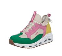 Slip-On Sneaker RIEKER SPORT, Damen, Gr. 40, bunt, Lederimitat, Textil, Schuhe, High Top Sneaker, Schlupfschuh mit Schnellverschluss hinten, Topseller (53297022-40) bunt
