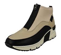 Rieker Damen N6532 Chelsea-Stiefel, beige, 40