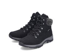 Rieker Damen-Outdoor-TEX-Stiefel gefüttert Schwarz-Grau 36