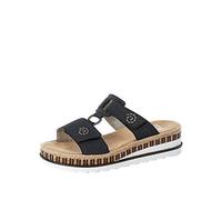 Rieker V79N2 14 Komfort Pantolette Blau Blau 40