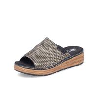 Rieker Damen Pantoletten 62768, Frauen Slipper,Gartenschuhe,Sommerschuhe,sommerclogs,Schlupfschuhe,schluepfschuhe,Slides,Multi (90),37 EU / 4 UK