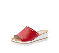Rieker Damen Pantoletten 67493, Damen Clogs, rot, 42 EU