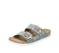 Rieker Damen Pantoletten 69850-52 grün Gr. 37