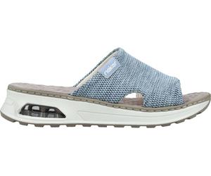Rieker Damen Pantoletten Blau, Damen, Größe: 37, Material: Textil