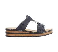 Rieker Damenschuhe Klassische Pantoletten pazifik - Gr. - 40