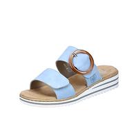Rieker Damen Sandalen V0692 Blau Gr. 37