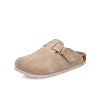 Rieker Damen Pantoletten V6194, Frauen Slipper,Mules,Gartenschuhe,Sommerschuhe,sommerclogs,Schlupfschuhe,schluepfschuhe,beige (60),36 EU / 3.5 UK