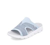 Rieker Sandale V8451 Pantoletten blau Damen - 1 Paar, Größe Euro (US) 39 (8)
