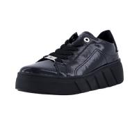 Rieker Damen Plateau Schnürschuhe für Damen, schwarz, Größe 39 EU