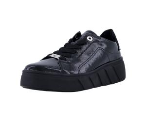 Rieker Damen Plateau Schnürschuhe für Damen, schwarz, Größe 39 EU