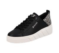 Rieker Damen Plateau Sneaker für Damen, schwarz, Gr. 41 EU