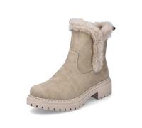 Rieker Damen Plateaustiefeletten 72682, Frauen Stiefeletten,Booties,halbstiefel,Kurzstiefel,uebergangsschuhe,beige (60),37 EU / 4 UK