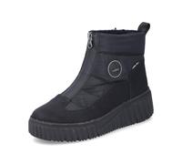 Rieker Damen Plateaustiefeletten N2550, Frauen Stiefeletten, lose Einlage, wasserabweisend, riekerTEX,uebergangsschuhe,schwarz (00),41 EU / 7.5 UK