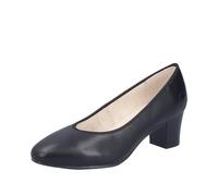 Rieker Damen Pumps 44650 – runde Zehenform, Blockabsatz – Schwarz, Größe 41 EU