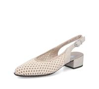 Rieker Damenschuhe Sling crema/crema - Gr. - 42