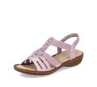 Rieker FSK Damen Sandalen für Damen, rosa, Gr. 41 EU