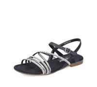 FSK Damen Sandalen schwarz/altsiber/schwarz - Gr. - 37