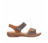Rieker Damen V2860 Riemchensandalen, Braun, 39 EU