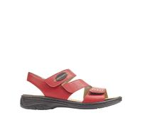 Rieker Damen Riemchensandalen Rot, Damen, Größe: 38, Material: Glattleder/Synthetik