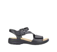 Sandale RIEKER Gr. 40, schwarz Damen Schuhe Sandalen mit Klettverschluss für schnelles An- und Ausziehen (88891662-40)
