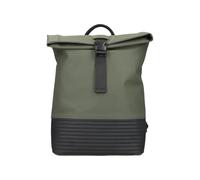 Rieker Damen Cityrucksack Foil – mit modischer Steppung – Schwarz