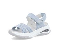 Rieker Sandale W3152 blau/weiss Damen, Größe Euro (US) 37 (6)