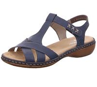Rieker Bequeme Sandalen für Damen, blau, Gr. 40 EU