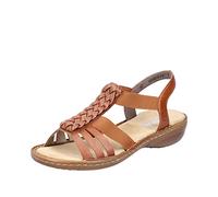 Rieker Damen Sandalen 60809-24 braun Größe 39