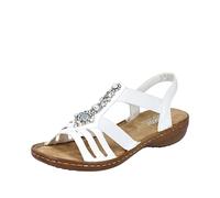 Rieker Damen Sandalen 60839 Weiß Größe 36
